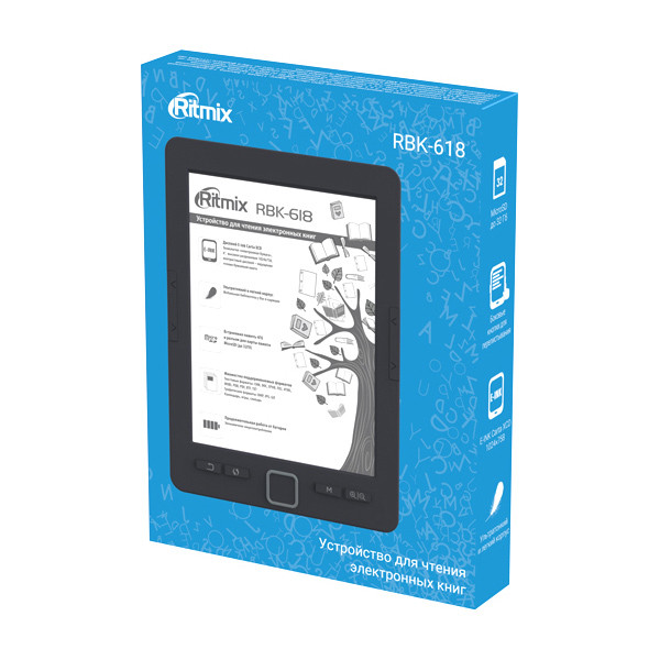 Электронная книга E-Ink Carta Ritmix 4610121104967 Электронная книга E-Ink Carta Ritmix 4610121104967