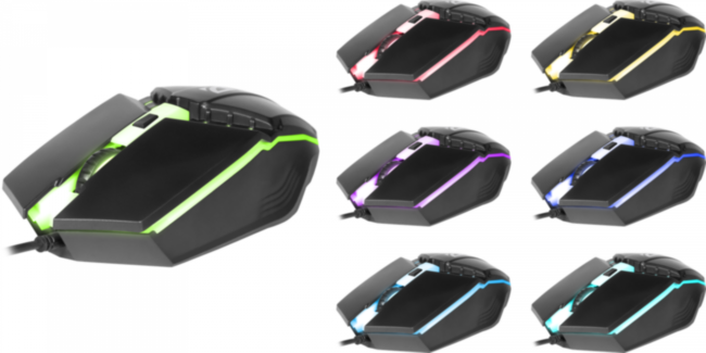 Defender Проводная оптическая мышь Digit MB-690 7цветов,4кнопки,800-1200dpi Defender Digit MB-690