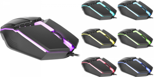 Defender Проводная оптическая мышь Digit MB-690 7цветов,4кнопки,800-1200dpi Defender Digit MB-690