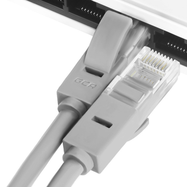 Greenconnect Патч-корд прямой 0.5m UTP кат.6, серый, 24 AWG, литой, GCR-LNC603-0.5m, ethernet high speed, RJ45, T568B Greenconnect RJ45(m) - RJ45(m) Cat. 6 U/UTP PVC 0.5м