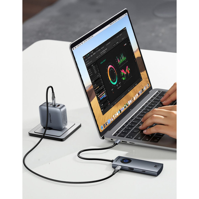 Мультифункциональный хаб Vention USB-C 5 в 1 HDMI 8K Vention TQXHB
