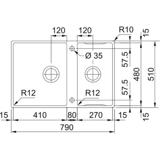 Мойка Franke BWX 220-41-27 Franke 127.0579.559