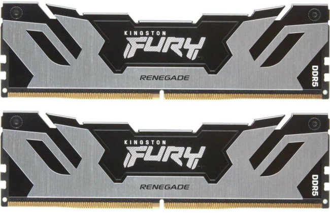 Память оперативная Kingston FURY Renegade Silver XMP KF568C36RSK2-32 Память оперативная Kingston FURY Renegade Silver XMP KF568C36RSK2-32