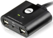Переключатель, электрон., USB, 2 User > 2 устройства + клавиатура + мышь, 2 USB A-тип > 4 USB A-тип, Male > Female, со встроен. шнурами 2х1.2м., (USB 2.0) ATEN US224 Переключатель, электрон., USB, 2 User > 2 устройства + клавиатура + мышь, 2 USB A-тип > 4 USB A-тип, Male > Female, со встроен. шнурами 2х1.2м., (USB 2.0) ATEN US224
