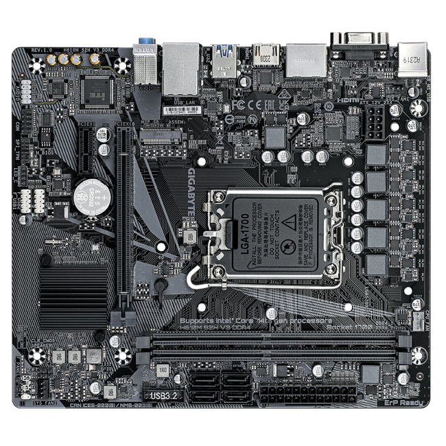 Материнская плата Gigabyte H610M S2H V3 DDR4 Материнская плата Gigabyte H610M S2H V3 DDR4