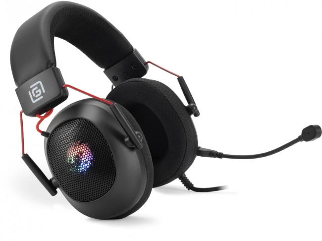 Наушники с микрофоном Oklick HS-L305G черный/красный 2м мониторные оголовье (2060511) Oklick 2060511 Наушники с микрофоном Oklick HS-L305G черный/красный 2м мониторные оголовье (2060511) Oklick 2060511