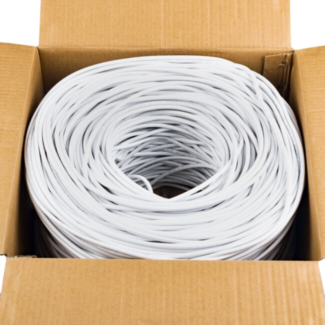 Витая пара FTP cat 5E (CU, 0.5 mm, 305 m) экран медь ATcom AT3802