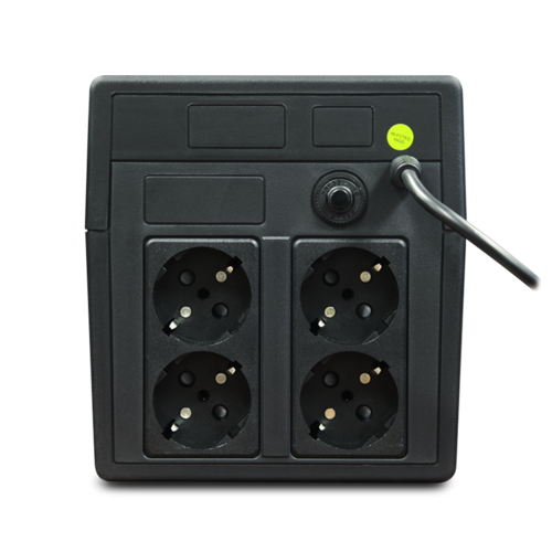 ИБП POWERMAN Back Pro 1050, линейно-интерактивный, 1050ВА, 600Вт, 4 евророзетки с резервным питанием, батарея 12В 7Ач 2 шт., 353мм х 149 мм х162мм, 7.9 кг. POWERMAN Back Pro 1050