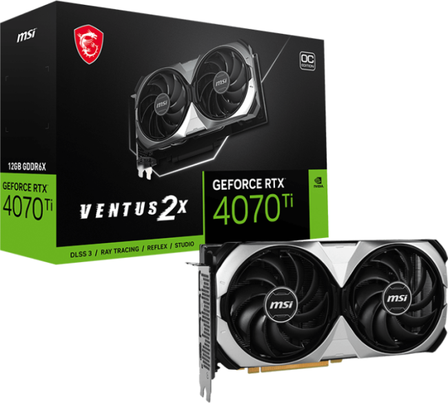Видеокарта MSI GeForce RTX 4070 Ti Видеокарта MSI GeForce RTX 4070 Ti