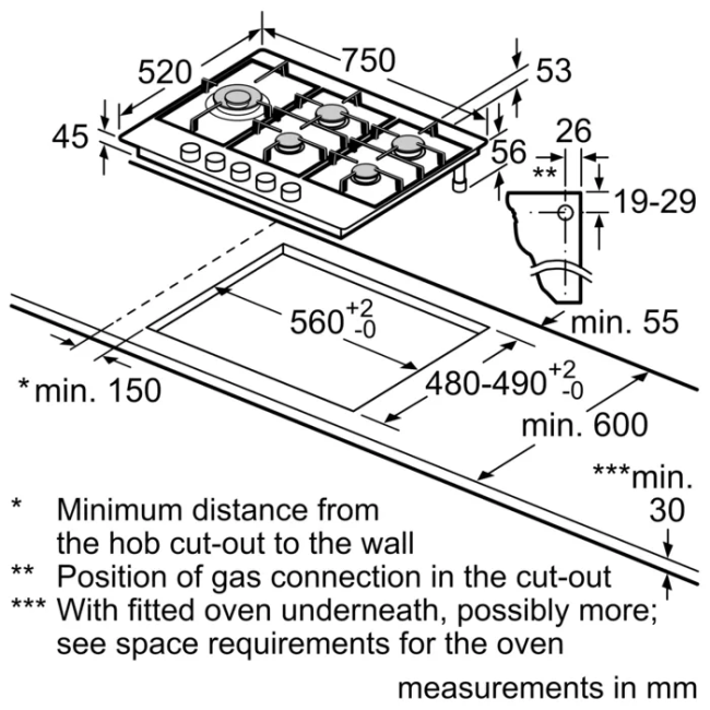 Встраиваемая варочная панель BOSCH Bosch PCS7A5I90