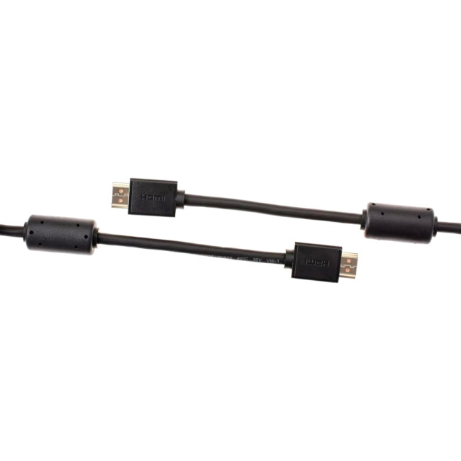 Кабель HDMI-19M --- HDMI-19M ver 2.0+3D/Ethernet ,10m, 2 фильтраTelecom <TCG215F-10M> VCOM TCG215F-10M