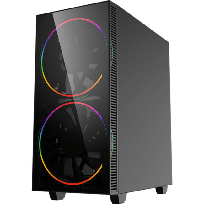 Компьютерный корпус, без блока питания ATX GameMax Black Hole