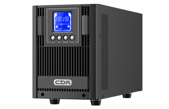 Башенный ИБП с топологией двойного преобразования CBR ESN-2KT-4F-LCHERSC