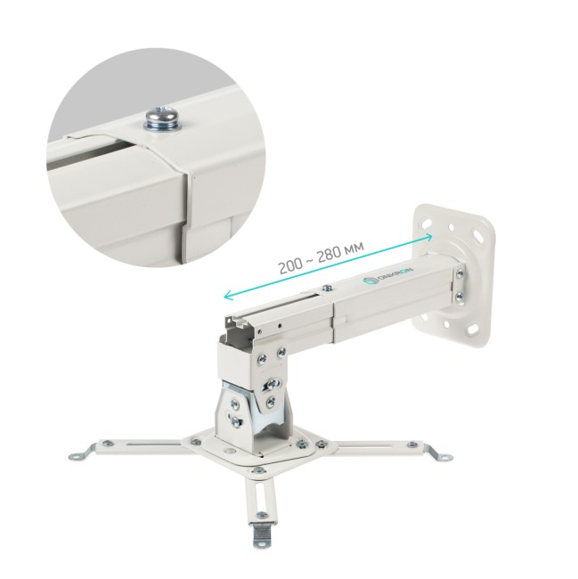 Кронштейн настенный для проектора ONKRON ONKRON ONKRON K3A WHITE