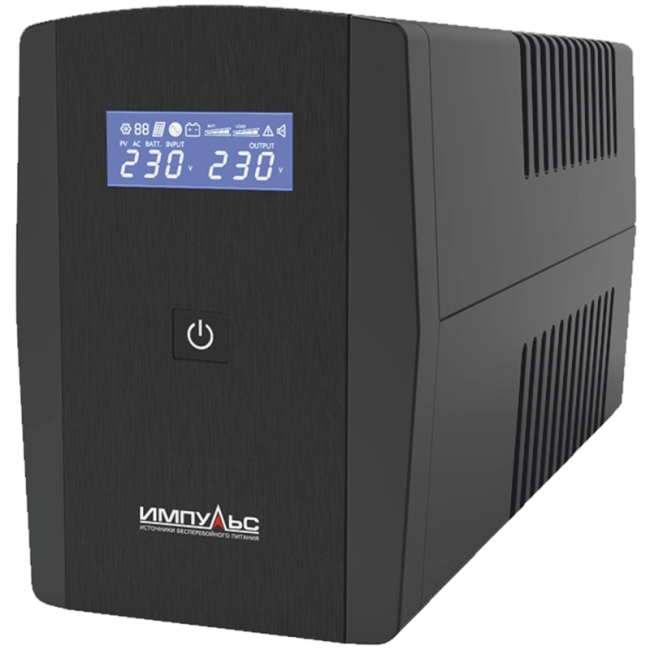 ИБП ЮНИОР СМАРТ 1200, 1200/720 ВА/Вт, LCD, USB, RJ11/RJ45, SCHUKOx3 Импульс JS12223 ИБП ЮНИОР СМАРТ 1200, 1200/720 ВА/Вт, LCD, USB, RJ11/RJ45, SCHUKOx3 Импульс JS12223