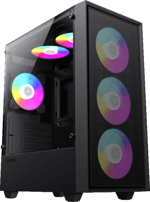 Компьютерный корпус mATX, без блока питания GameMax STORM BK