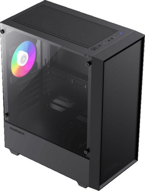 Компьютерный корпус mATX, без блока питания GameMax STORM BK