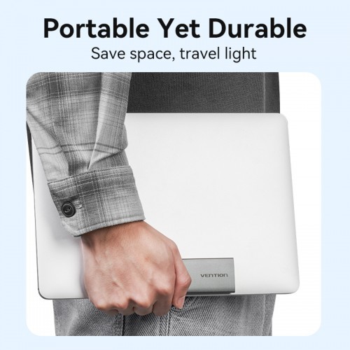 Корпус для SSD Vention USB 3.1 Gen 2-C M.2 NGFF (B-Key/B&M Key) Серый Vention KPFH0