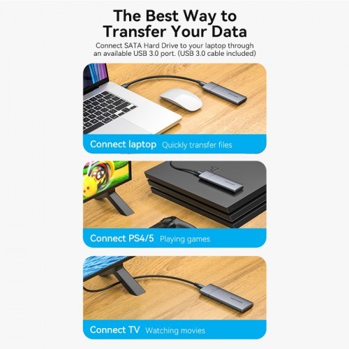 Корпус для SSD Vention USB 3.1 Gen 2-C M.2 NGFF (B-Key/B&M Key) Серый Vention KPFH0