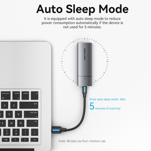 Корпус для SSD Vention USB 3.1 Gen 2-C M.2 NGFF (B-Key/B&M Key) Серый Vention KPFH0