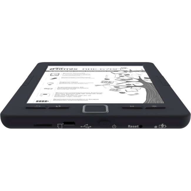 Электронная книга E-Ink Carta с подсветкой Ritmix 4610121102482 Электронная книга E-Ink Carta с подсветкой Ritmix 4610121102482
