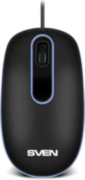 Мышь SVEN RX-90 чёрная (2+1кл., 1000 DPI, блист.) Sven SV-020644 Мышь SVEN RX-90 чёрная (2+1кл., 1000 DPI, блист.) Sven SV-020644