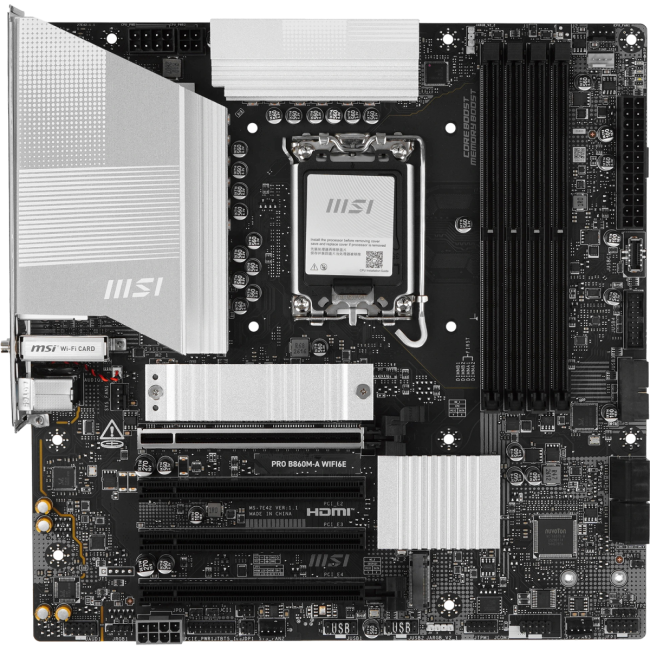 Материнская плата MSI PRO B860M-A WIFI6E Материнская плата MSI PRO B860M-A WIFI6E