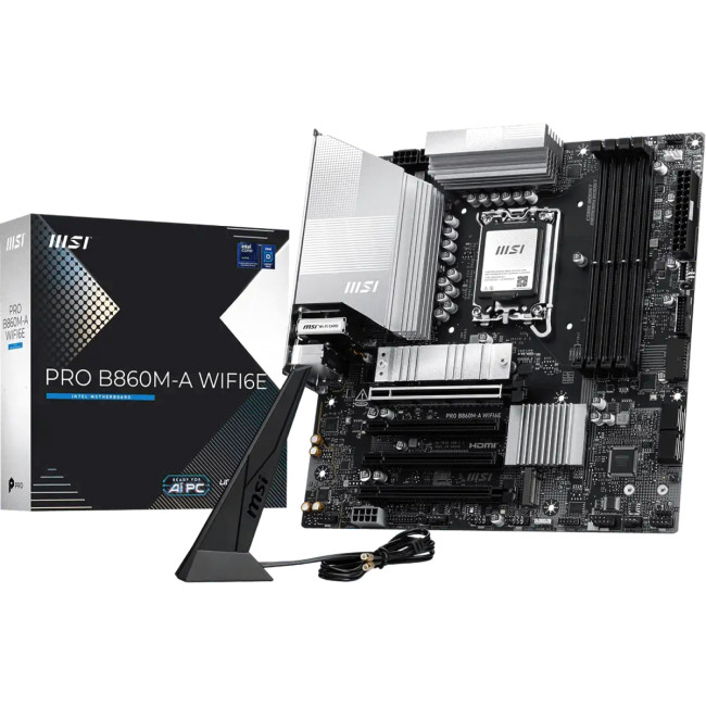 Материнская плата MSI PRO B860M-A WIFI6E Материнская плата MSI PRO B860M-A WIFI6E