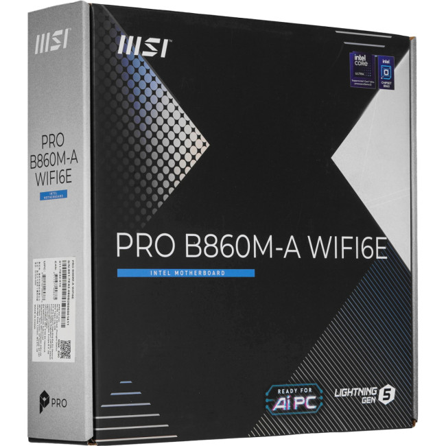 Материнская плата MSI PRO B860M-A WIFI6E Материнская плата MSI PRO B860M-A WIFI6E