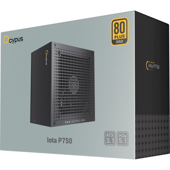 Блок питания ПК Ocypus Iota-P750-G1FFBK024X-EU Блок питания ПК Ocypus Iota-P750-G1FFBK024X-EU