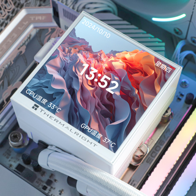 Водяное охлаждение для процессора Thermalright Hyper Vision 360 White Водяное охлаждение для процессора Thermalright Hyper Vision 360 White