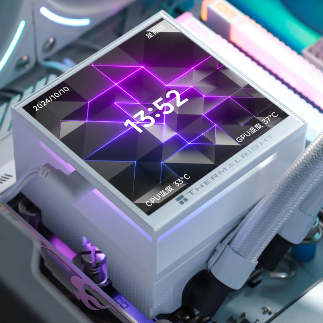 Водяное охлаждение для процессора Thermalright Hyper Vision 360 White Водяное охлаждение для процессора Thermalright Hyper Vision 360 White
