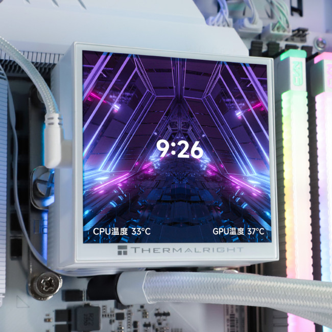 Водяное охлаждение для процессора Thermalright Hyper Vision 360 White Водяное охлаждение для процессора Thermalright Hyper Vision 360 White