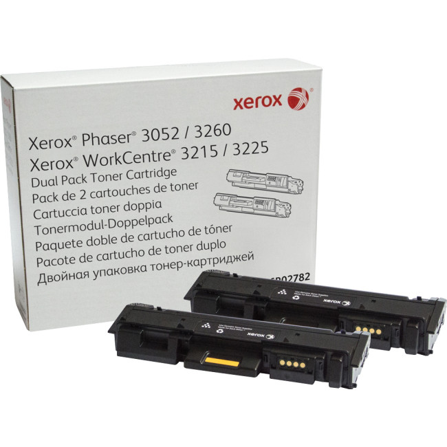 Двойная упаковка тонер-картриджей Xerox 106R02782