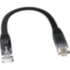 GCR Патч-корд 0.3m PROF плоский прямой кат.7 ethernet, медь, черный, RJ45, T568B, GCR-54145 Greenconnect GCR-54145 кат.7, 0.3 м