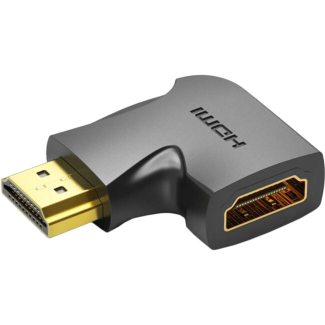 Адаптер-переходник Vention HDMI v2.0 19M/19F угол 270 Адаптер-переходник Vention HDMI v2.0 19M/19F угол 270 (AIQB0)