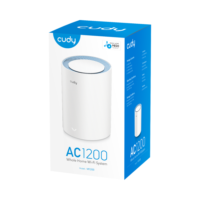 Wi-Fi Mesh-система Cudy M1200(1-Pack)