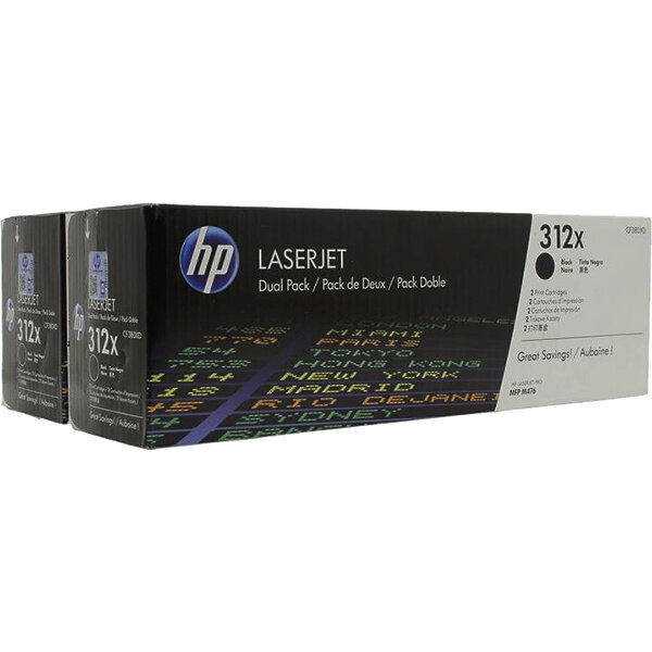 Тонер-картридж HP 312X Black Dual Pak LaserJet Toner Cartridge (CF380XD)