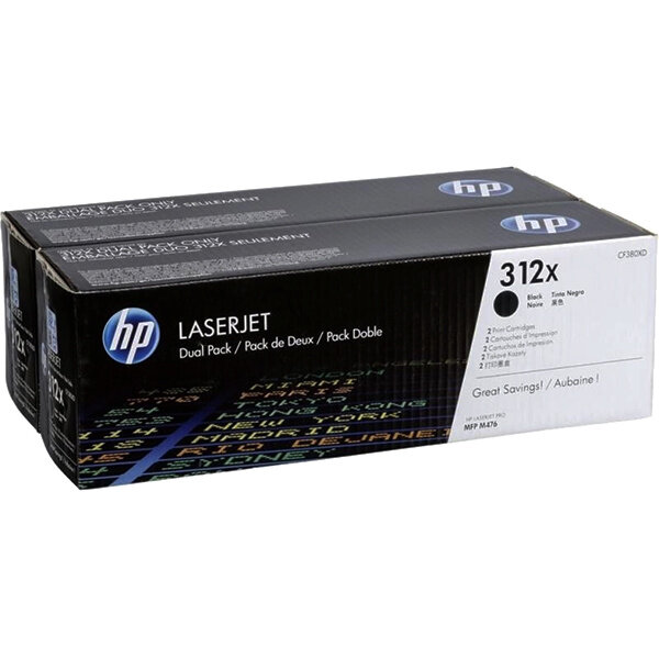 Тонер-картридж HP 312X Black Dual Pak LaserJet Toner Cartridge (CF380XD)