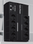 ИБП CyberPower BR700E, Line-Interactive, 700VA/390W,  8 (4+4) Schuko розеток, USB,  защита RJ11 и RJ45. Cyberpower BR700EA