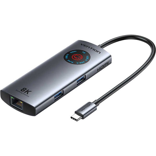 Мультифункциональный хаб Vention USB-C 6 в 1 HDMI 8K Vention TQZHB
