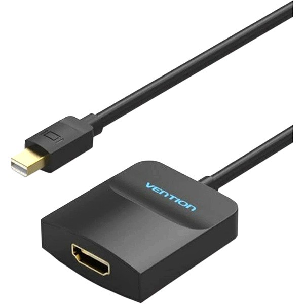 Адаптер-переходник Vention mini DisplayPort 20M > HDMI F Чёрный Vention HBCBB