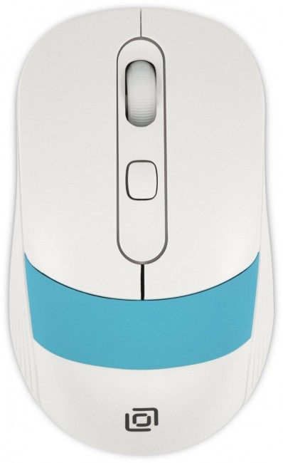 Мышь Oklick 310MW белый/синий оптическая 3200dpi беспров. USB для ноутбука 4but (1869094) Oklick 1869094 Мышь Oklick 310MW белый/синий оптическая 3200dpi беспров. USB для ноутбука 4but (1869094) Oklick 1869094
