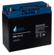 Батарея Парус Электро, стандартная серия HM-12-17, напряжение 12В, емкость 17Ач (разряд 20 часов), макс. ток разряда (5сек) 225А, макс. ток заряда 6.8А, свинцово-кислотная типа AGM, клеммы под болт М5, ДхШхВ 181х77х167мм., полная высота с клеммами 167мм., Батарея Парус Электро, стандартная серия HM-12-17, напряжение 12В, емкость 17Ач (разряд 20 часов), макс. ток разряда (5сек) 225А, макс. ток заряда 6.8А, свинцово-кислотная типа AGM, клеммы под болт М5, ДхШхВ 181х77х167мм., полная высота с клеммами 167мм.,