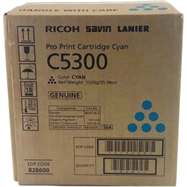 Тонер голубой тип С5300s/C5310s Ricoh 828604 Тонер голубой тип С5300s/C5310s Ricoh 828604