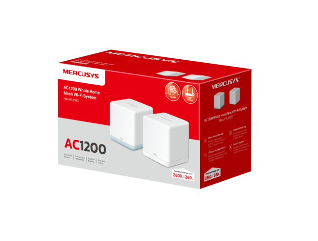 MESH система Mercusys Halo H1200G(2-pack)