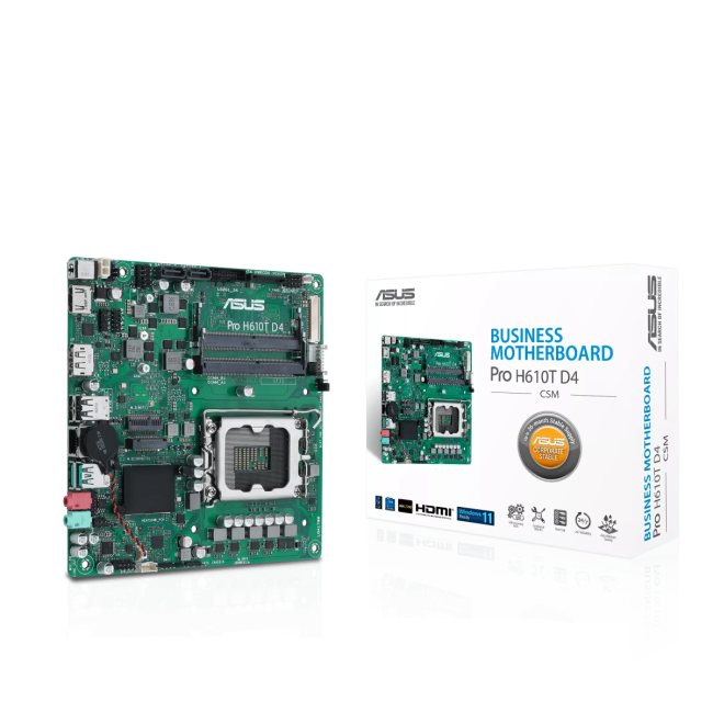 Материнская плата ASUS PRO H610T D4-CSM