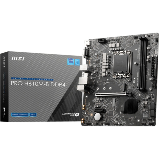 Материнская плата MSI PRO H610M-B DDR4