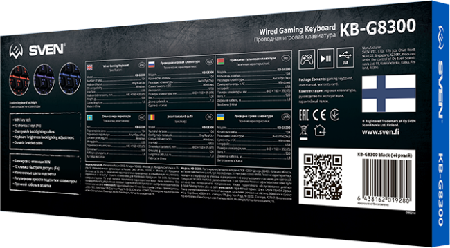 Игровая клавиатура SVEN KB-G8300 Sven KB-G8300