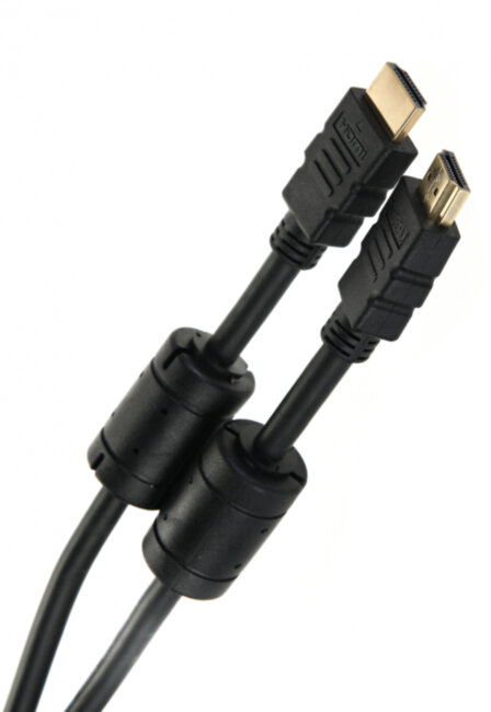 Кабель HDMI 19M/M ver:1.4+3D, 3m, 2 фильтра VCOM <VHD6020D-3MB> Blister VCOM HDMI (m) - HDMI (m) 3м